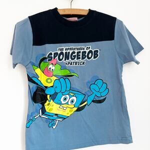 Spongebob SquarePants T Shirt Movie Vintage Graphic Y2K Youth size 6